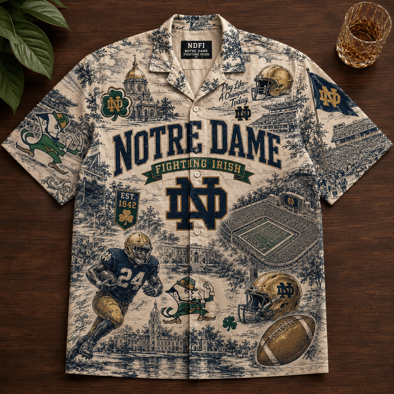PREMIUM NDFI HAWAIIAN SHIRT PDL