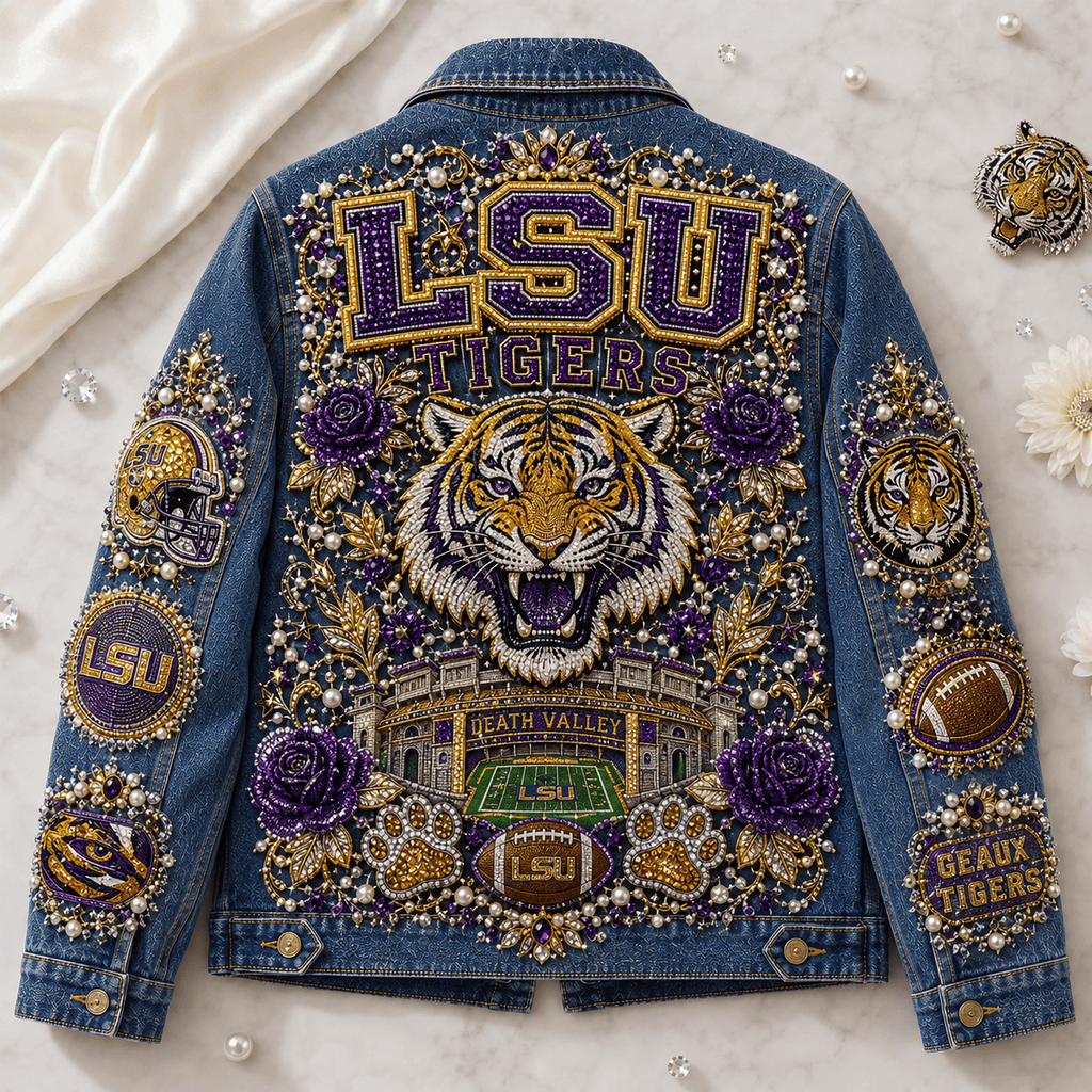 Premium LSU Denim Jacket PDL