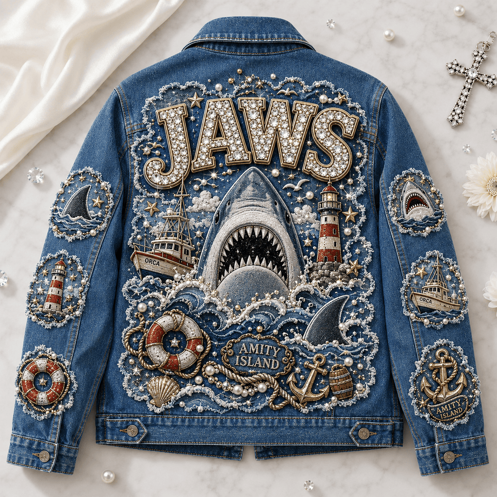 Premium JAWS Denim Jacket TTNL