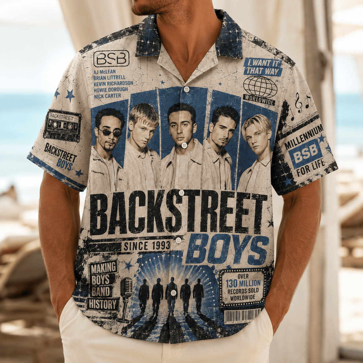 PREMIUM BSB HAWAIIAN SHIRT HQH