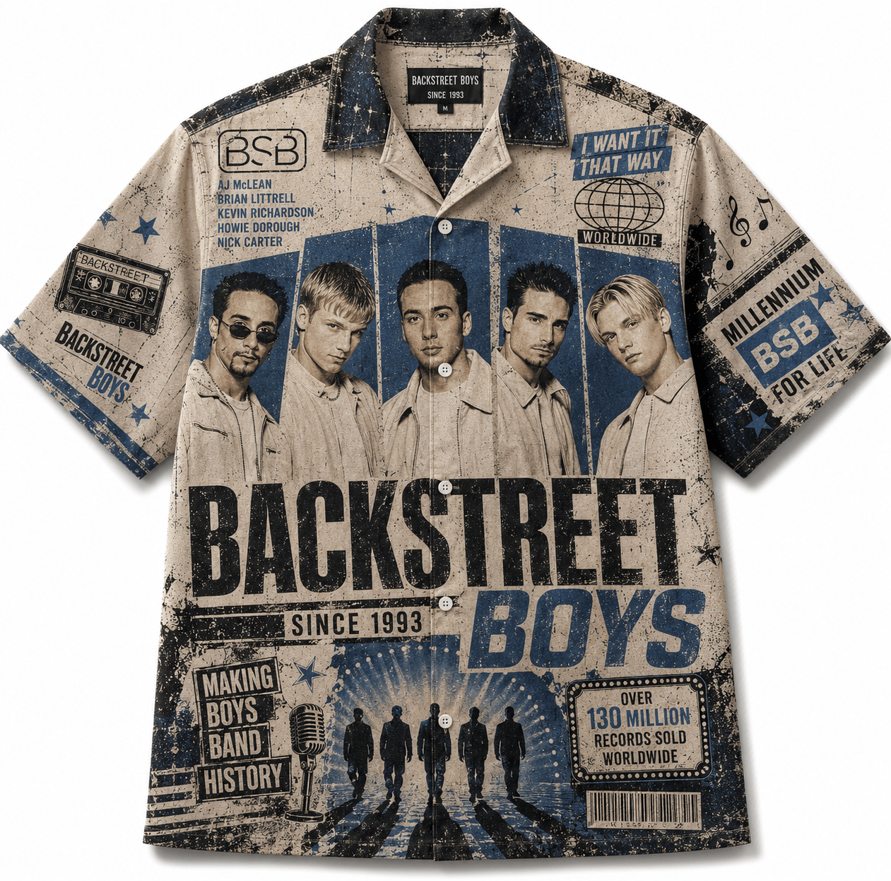 PREMIUM BSB HAWAIIAN SHIRT HQH