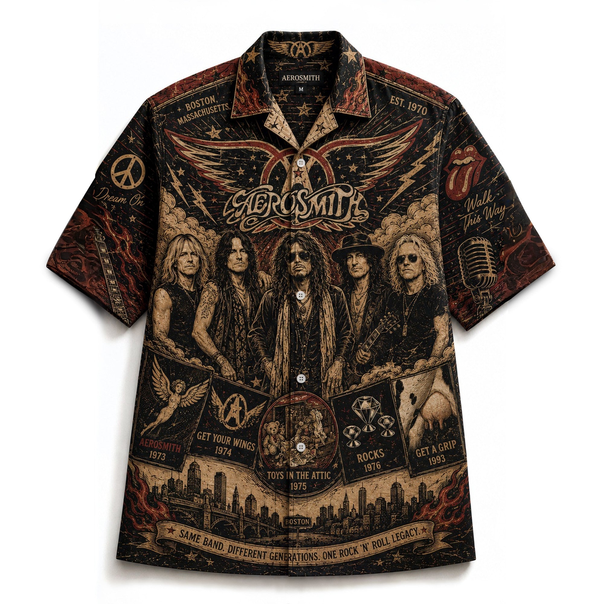 PREMIUM AER HAWAIIAN SHIRT HQH