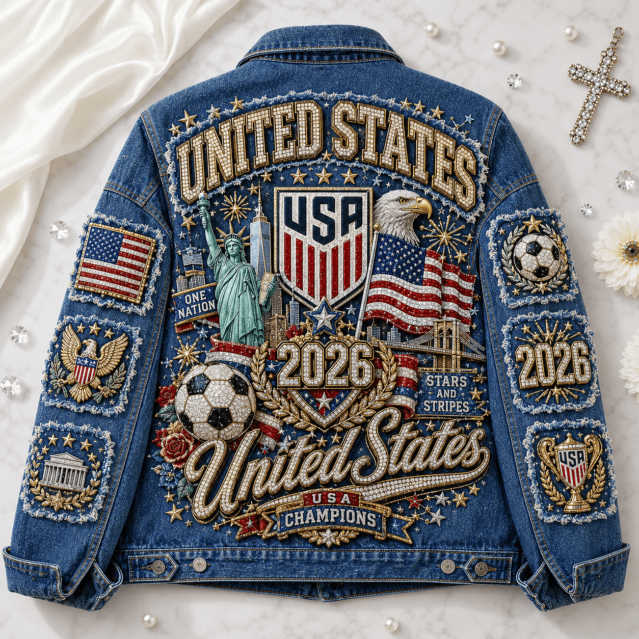 Premium USMNT Denim Jacket TTNL