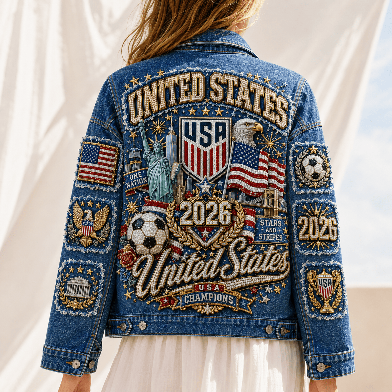 Premium USMNT Denim Jacket TTNL
