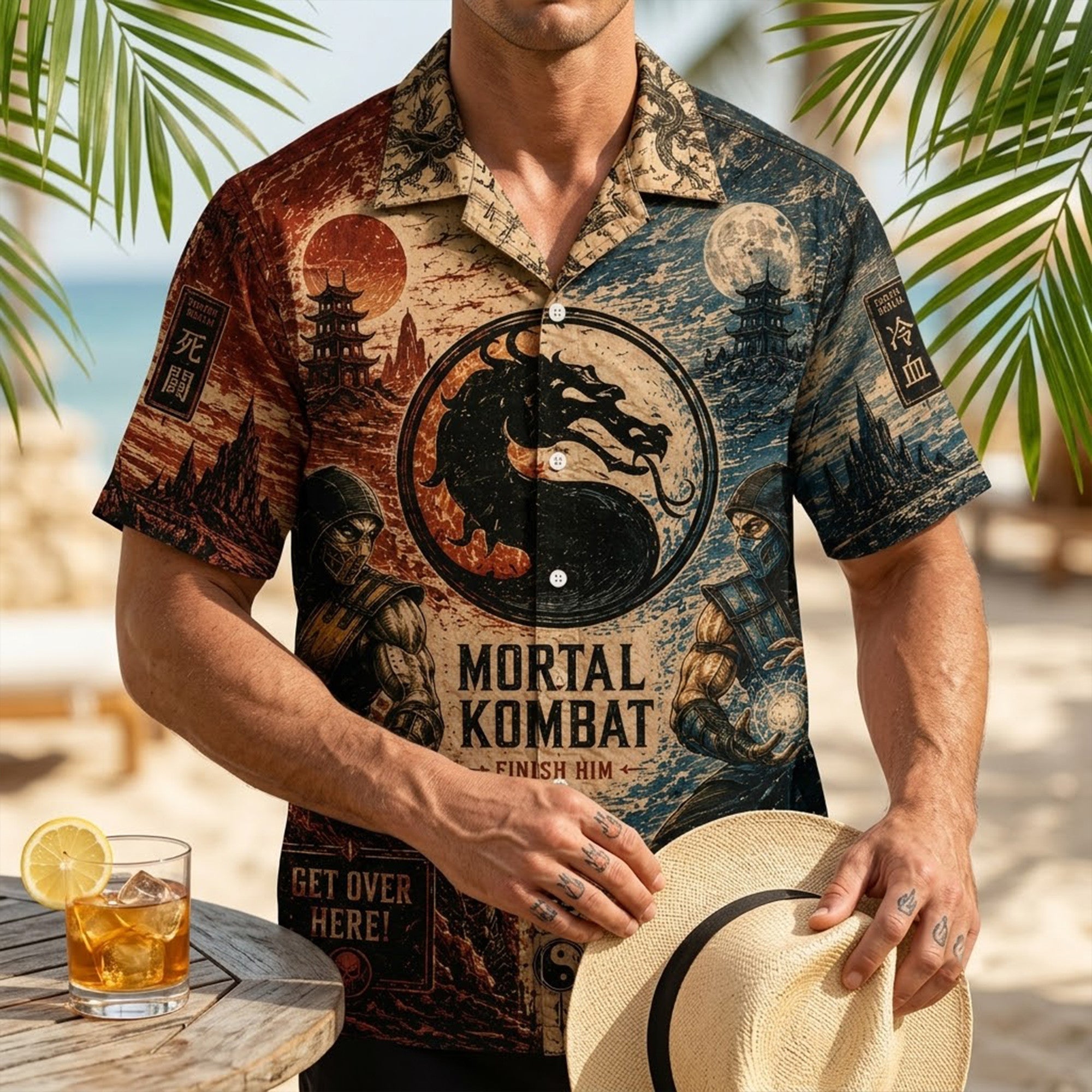 PREMIUM MKB HAWAIIAN SHIRT HQH