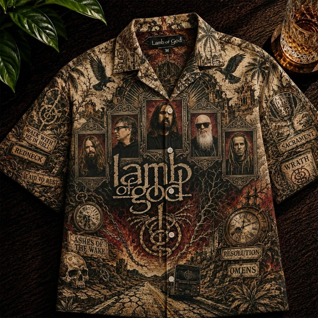 PREMIUM LOG HAWAIIAN SHIRT HQH
