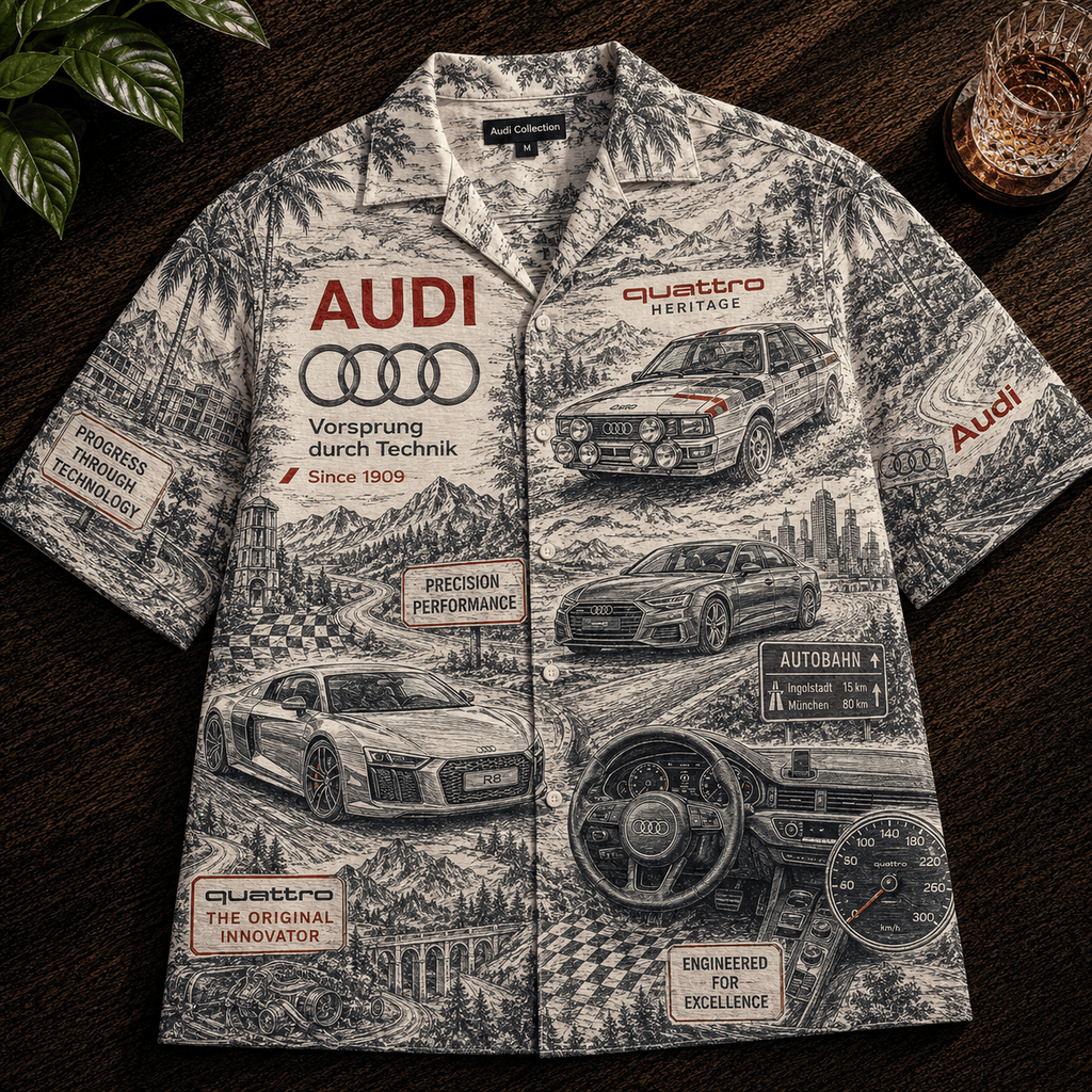 PREMIUM AUD HAWAIIAN SHIRT HQH