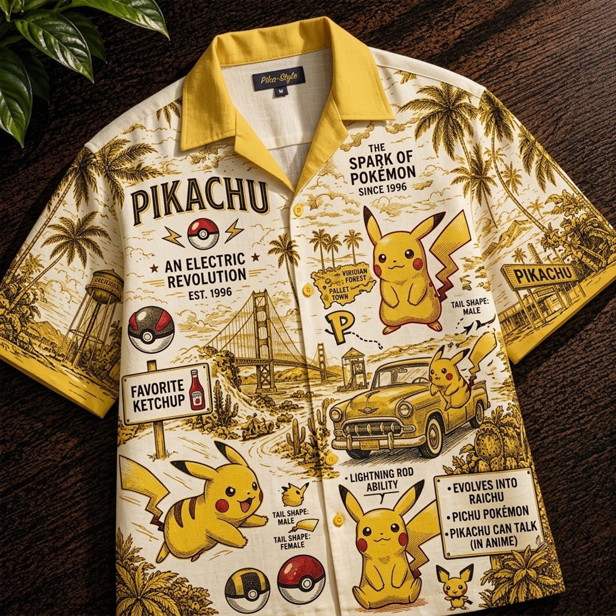 PREMIUM PKC HAWAIIAN SHIRT HQH