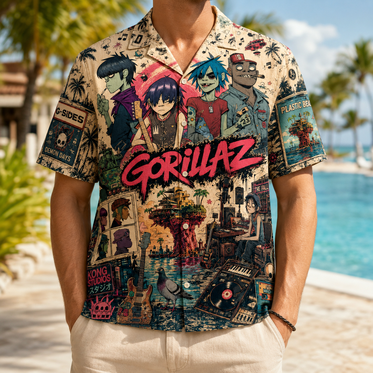 PREMIUM GRL HAWAIIAN SHIRT HQH