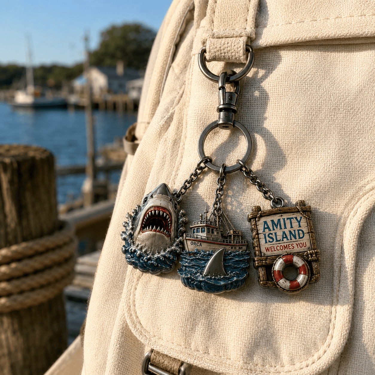 Premium JAWS Keychain TNSM