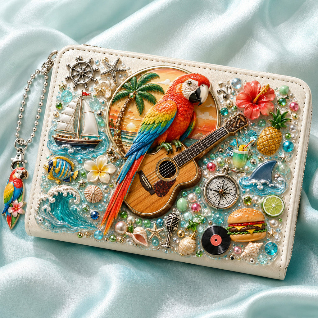 Premium JMBF Handmade 3D Collage Wallet HTTT