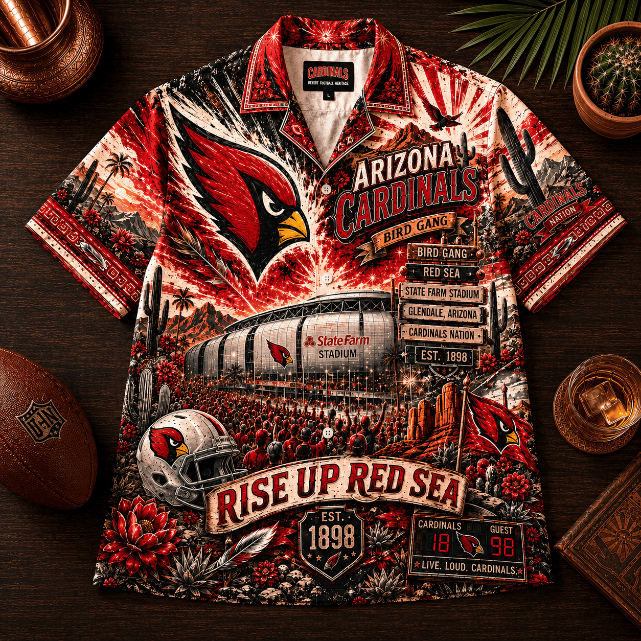 PREMIUM ARCD HAWAIIAN SHIRT NTNA