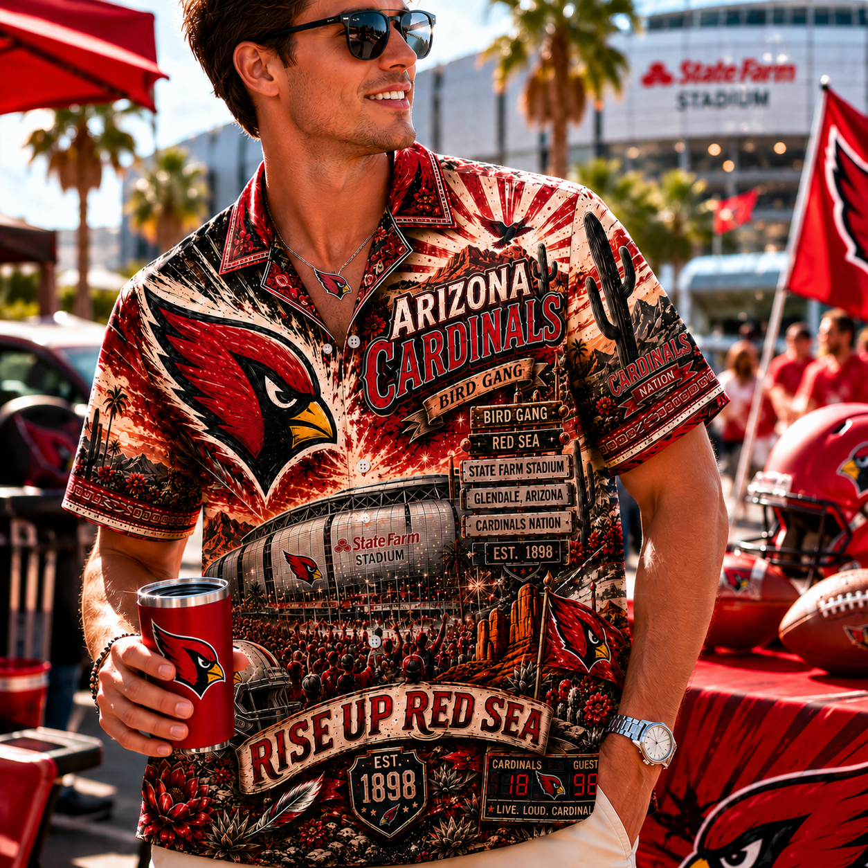 PREMIUM ARCD HAWAIIAN SHIRT NTNA