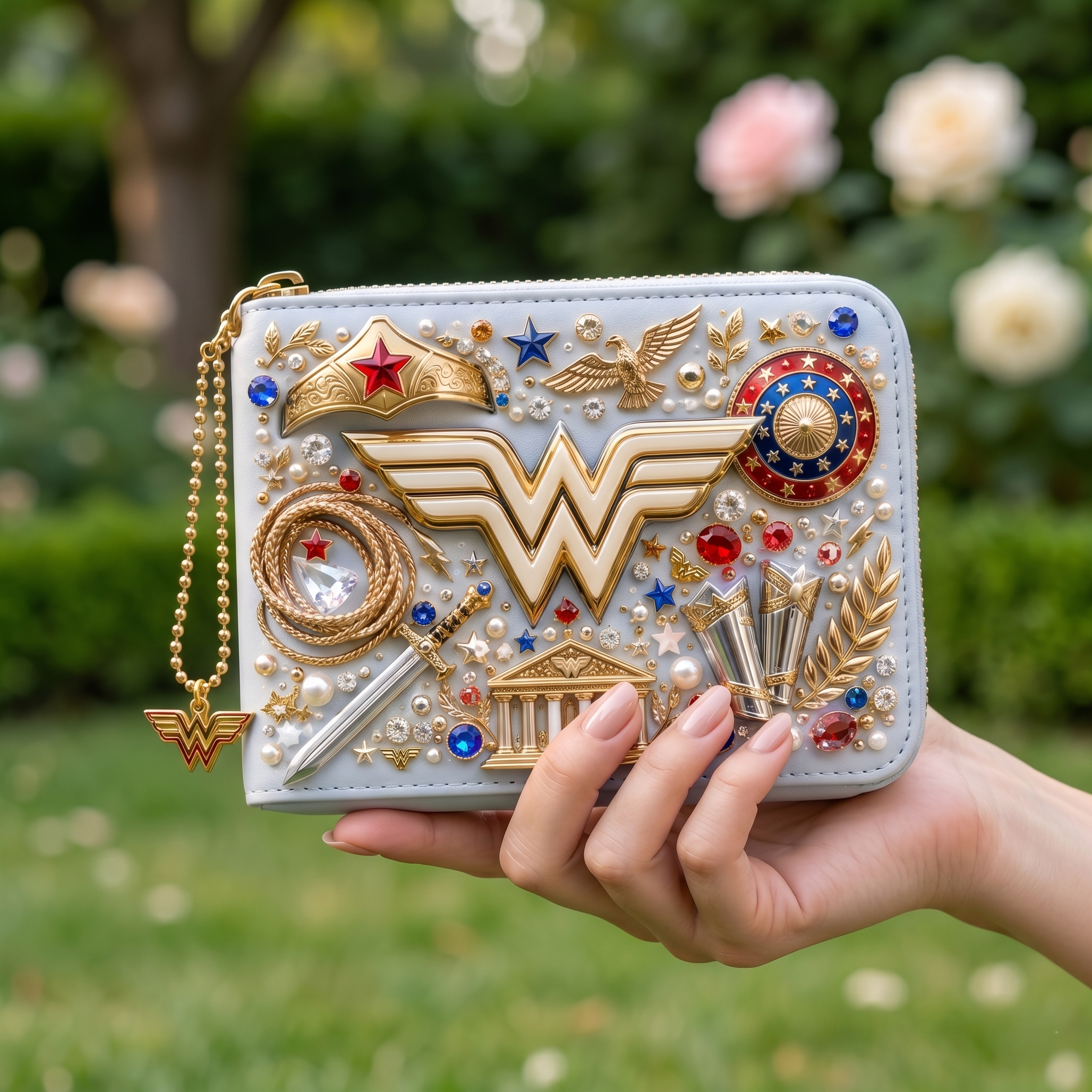 Premium WDWM Handmade 3D Collage Wallet HTTT