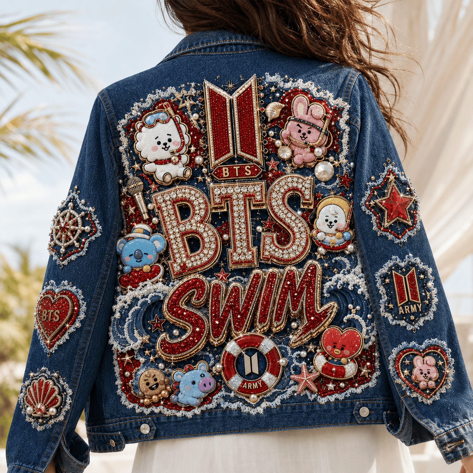 Premium BTS Denim Jacket LNTH