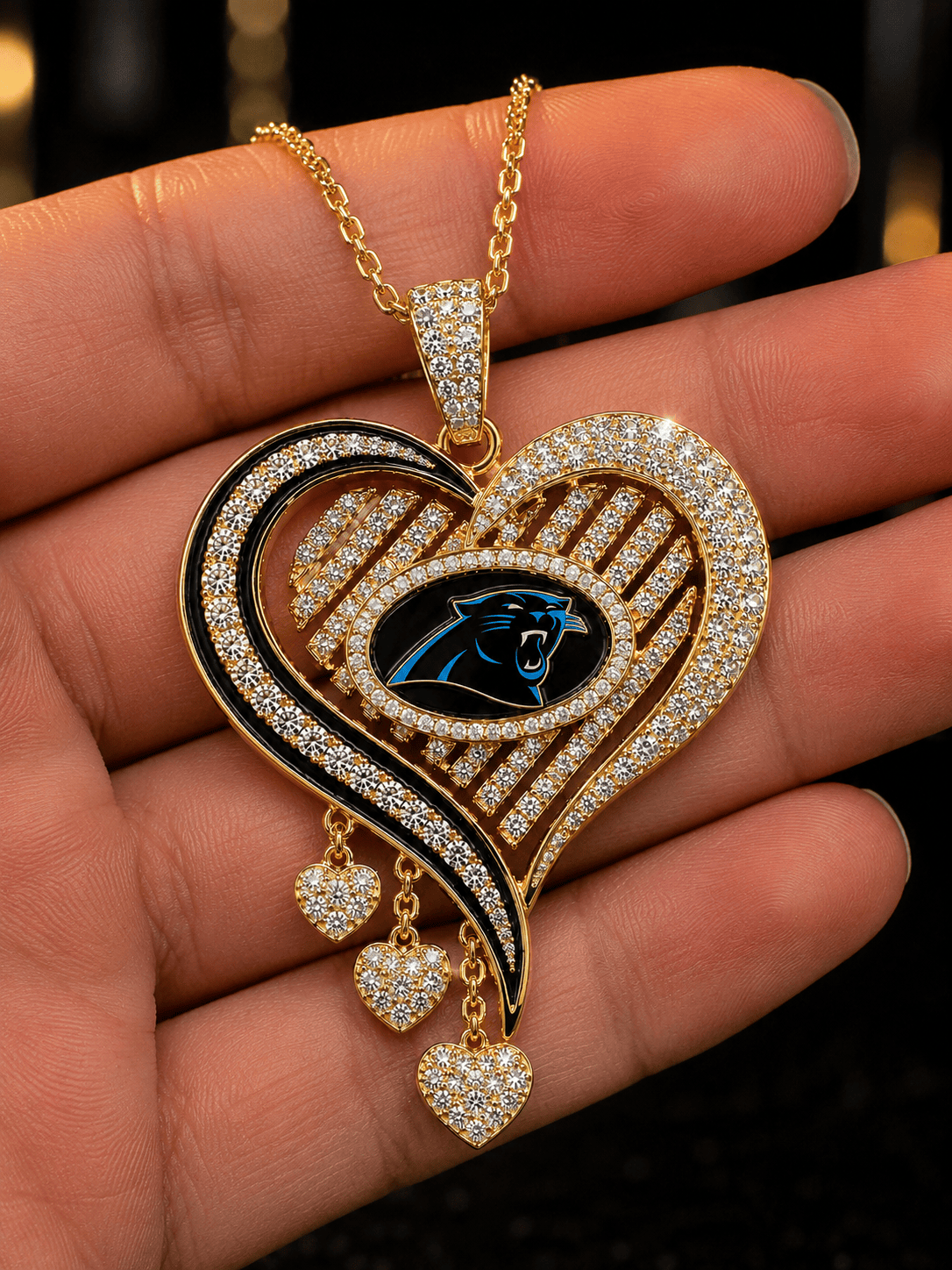 CRPT Solid Gold Chain with Diamond Pendant TMH