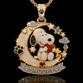 SNPY Solid Gold Chain with Diamond Pendant PDL