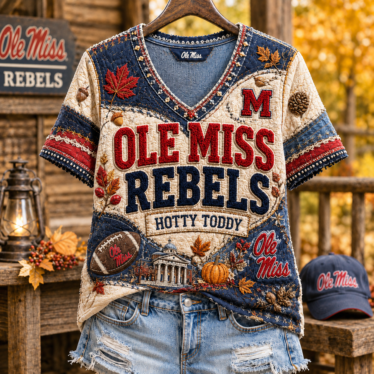 Premium OMR V-neck Shirt NTVA