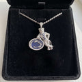 PSNL Solid Gold Chain with Diamond Pendant HTTT