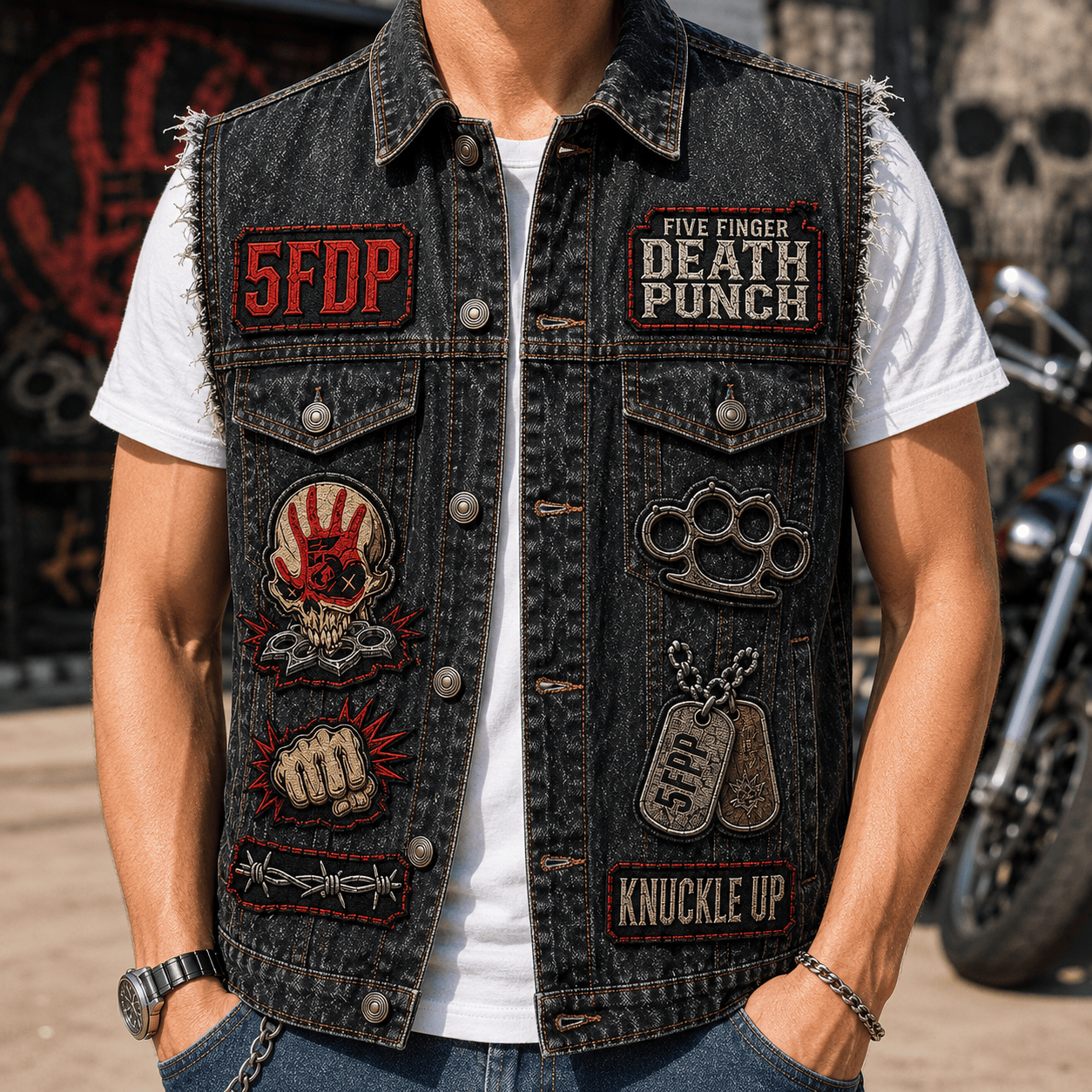 FFDP PREMIUM DENIM VEST TTNL