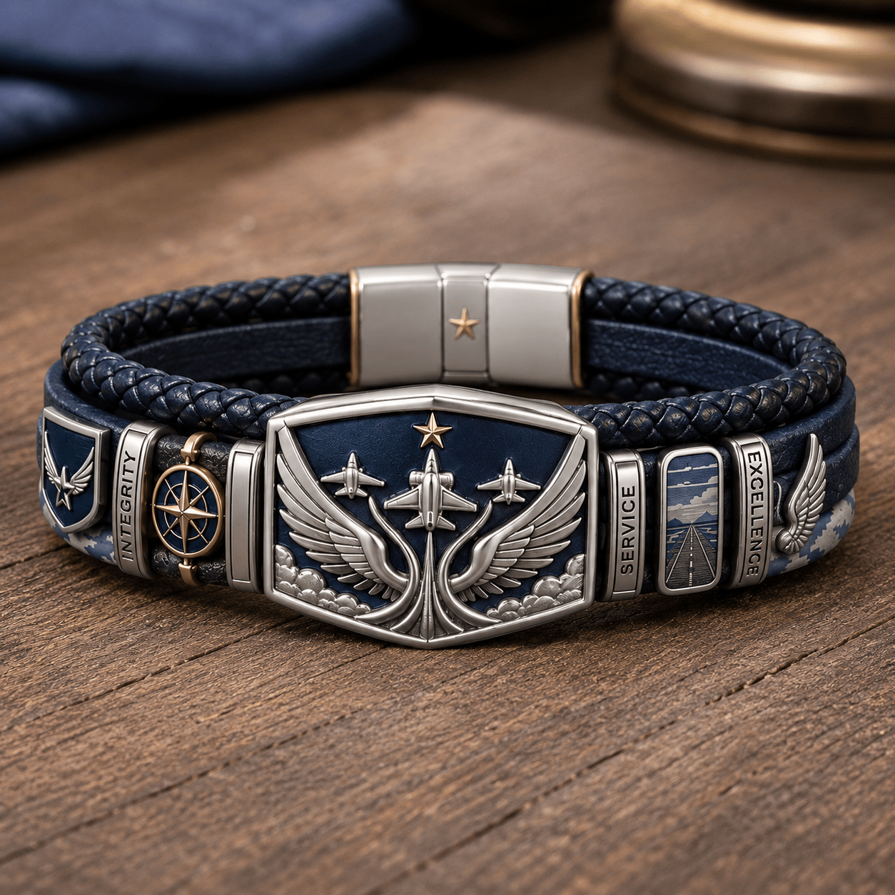USAF Braided Bracelet Set NVH