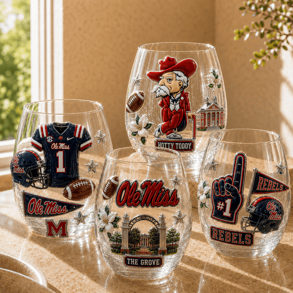 OMR Stemless Glass Cup Set TMH